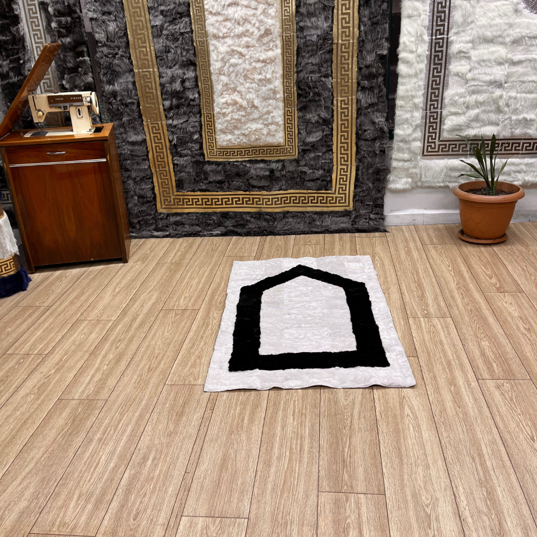 Handmade Sheepskin Prayer Rug