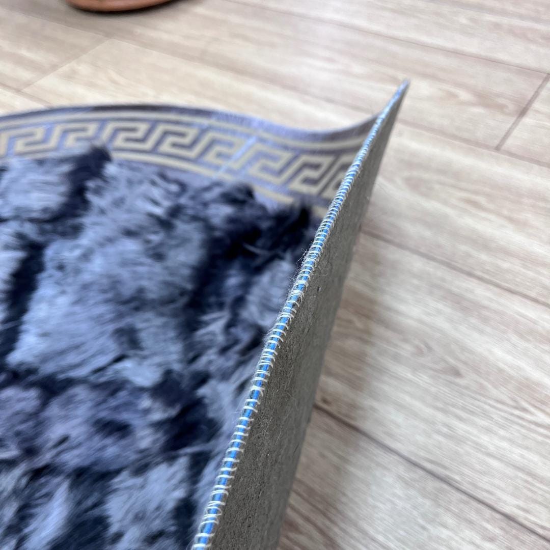Luxury Gray Sheepskin Rug, Patchwork Sheepskin Rug, Sheepskin Round Rug, Natural Soft Rugs, Soft Fur Rugs For Living Room, Round Area Rug