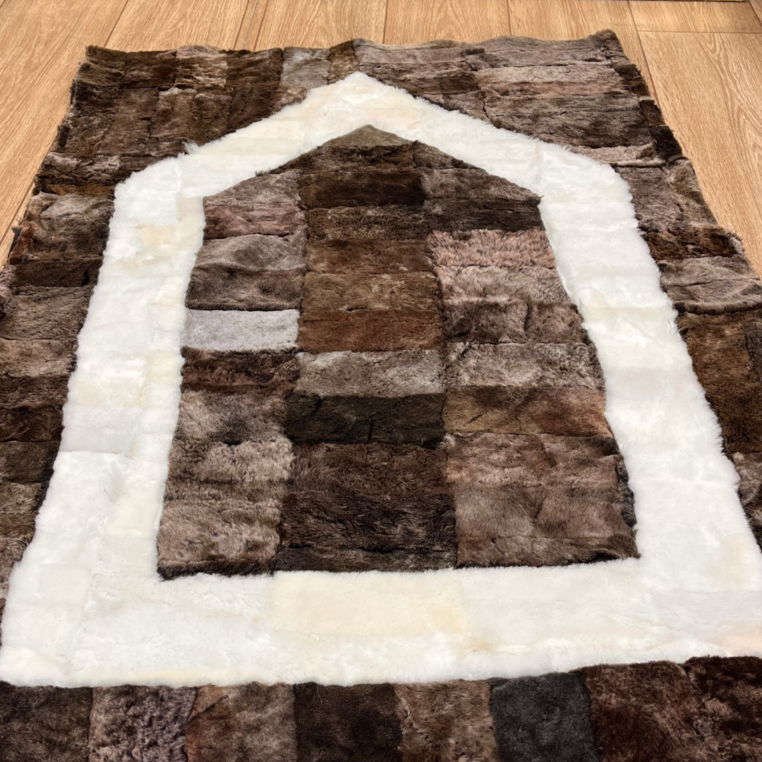 Handmade Sheepskin Prayer Rug