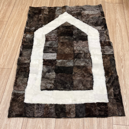 Handmade Sheepskin Prayer Rug