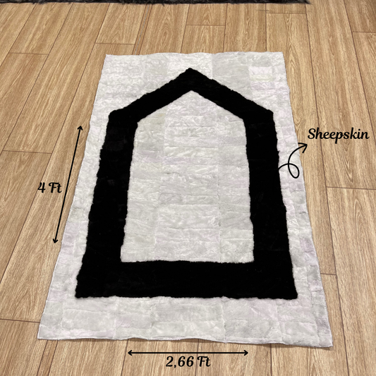 Handmade Sheepskin Prayer Rug