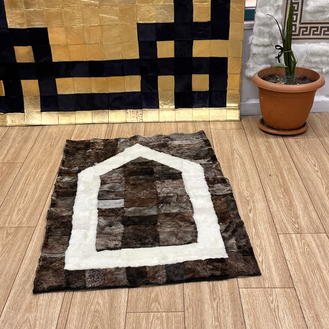 Handmade Sheepskin Prayer Rug
