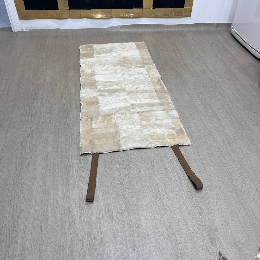 Handmade Sheepskin Prayer Rug