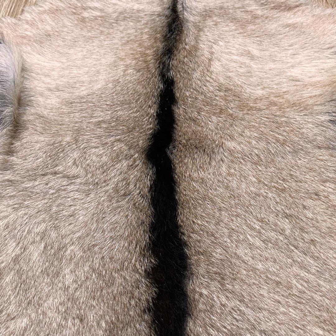 Handmade Brown Goatskin Rug: Scandinavian Minimalist Home Decor (41x52 cm / 16x20 inches) - BuzzLeatherCarpetHandmade Brown Goatskin Rug: Scandinavian Minimalist Home Decor (41x52 cm / 16x20 inches)