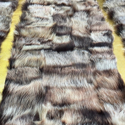 Handmade Brown - Gold Sheepskin Rug: Fluffy Living Room Carpet - BuzzLeatherCarpetHandmade Brown - Gold Sheepskin Rug: Fluffy Living Room Carpet