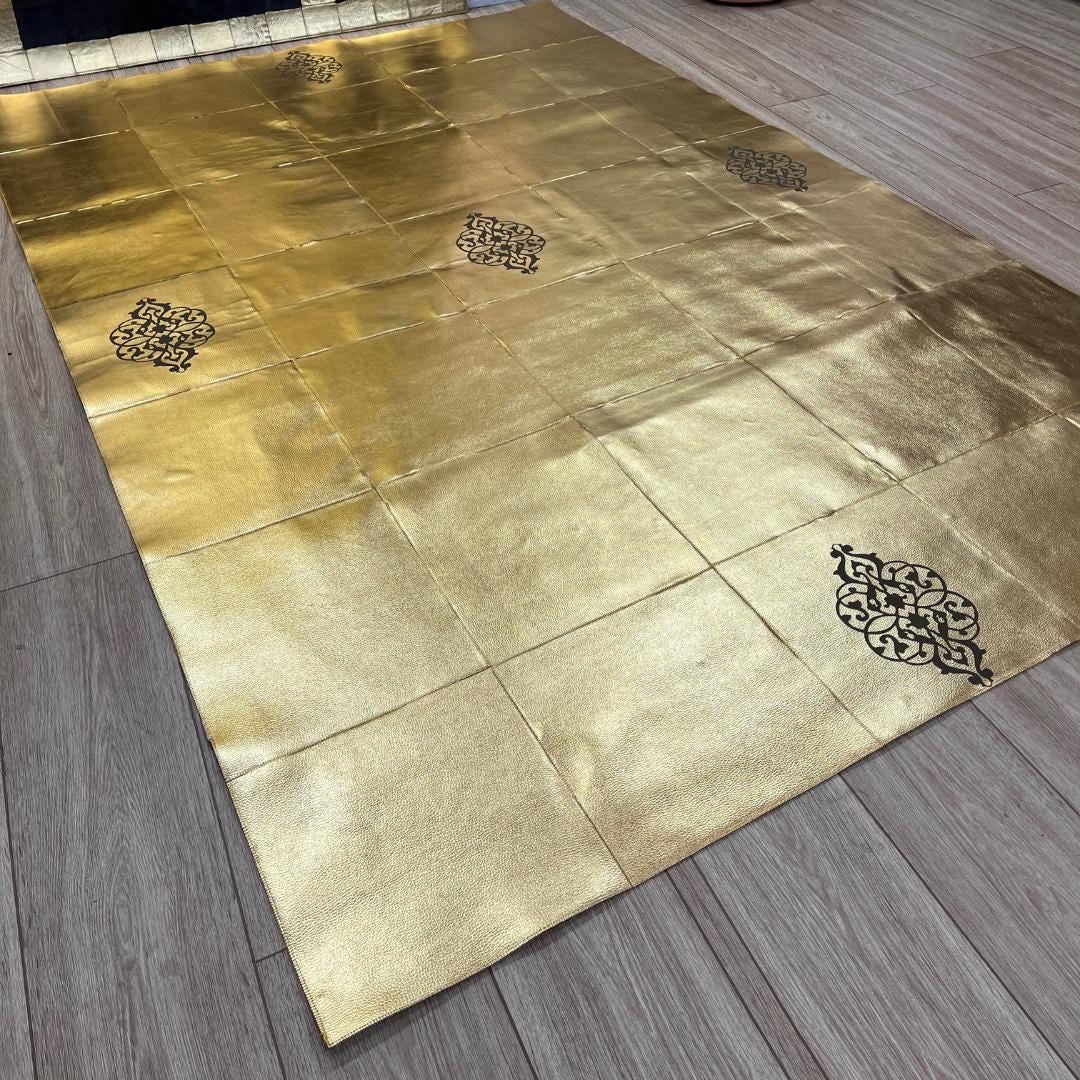 Handmade Cowhide Patchwork Area Rug - BuzzLeatherCarpetHandmade Cowhide Patchwork Area Rug