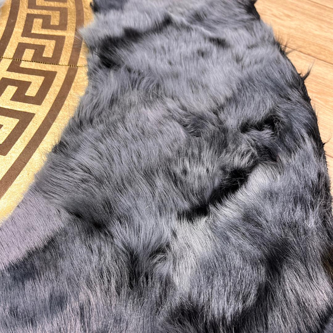 Handmade Gray Sheepskin Rug - BuzzLeatherCarpetHandmade Gray Sheepskin Rug