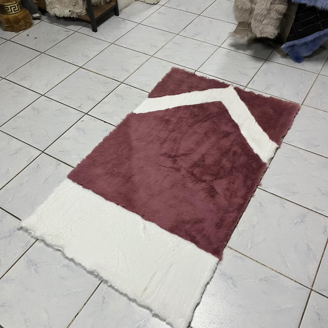 White-Pink Plush Prayer Rug | Islamic Muslim Gift for Men & Women | Perfect Muslim Wedding Present, Soft Comfortable