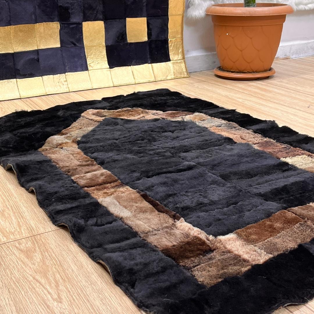Handmade Sheepskin Prayer Rug