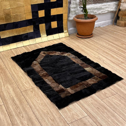 Handmade Sheepskin Prayer Rug