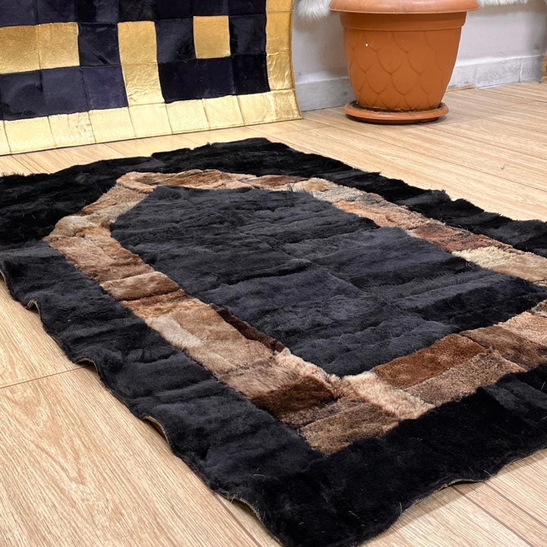 Handmade Sheepskin Prayer Rug