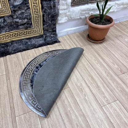 Luxury Gray Sheepskin Rug - BuzzLeatherCarpetLuxury Gray Sheepskin Rug