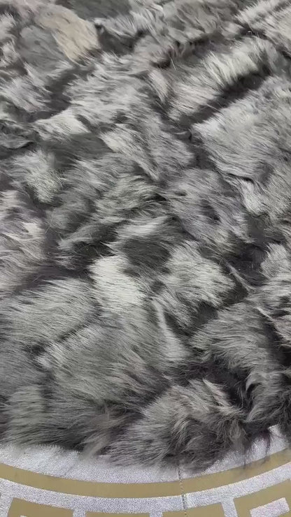 Luxury Gray Sheepskin Rug